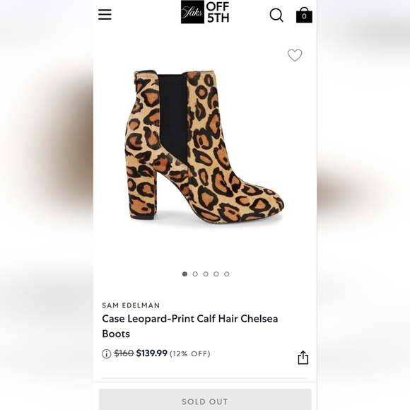 Sam Edelman Womens Case Leopard Animal Print Calf Hair Chelsea Ankle Boo… - Picture 14 of 14